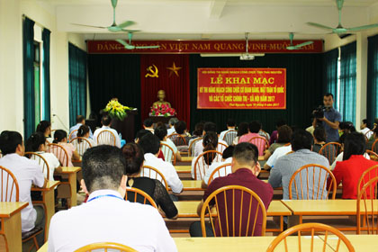 Trường CĐ Kinh tế-Tài chính Thái Nguyên đăng cai tổ chức kỳ thi nâng ngạch công chức năm 2017.